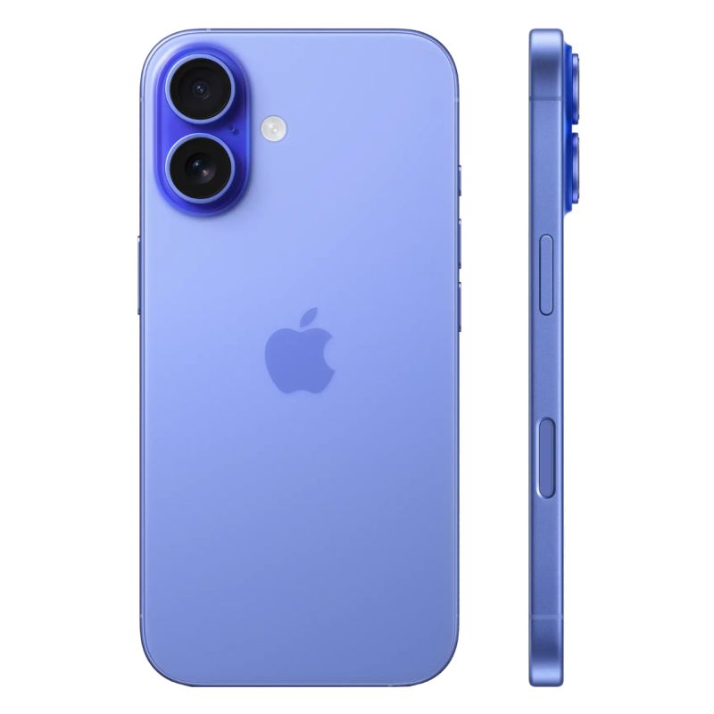 Смартфон Apple iPhone 16 DualSim 128 ГБ Синий Смартфон Apple iPhone 16 DualSim 128 ГБ Синий