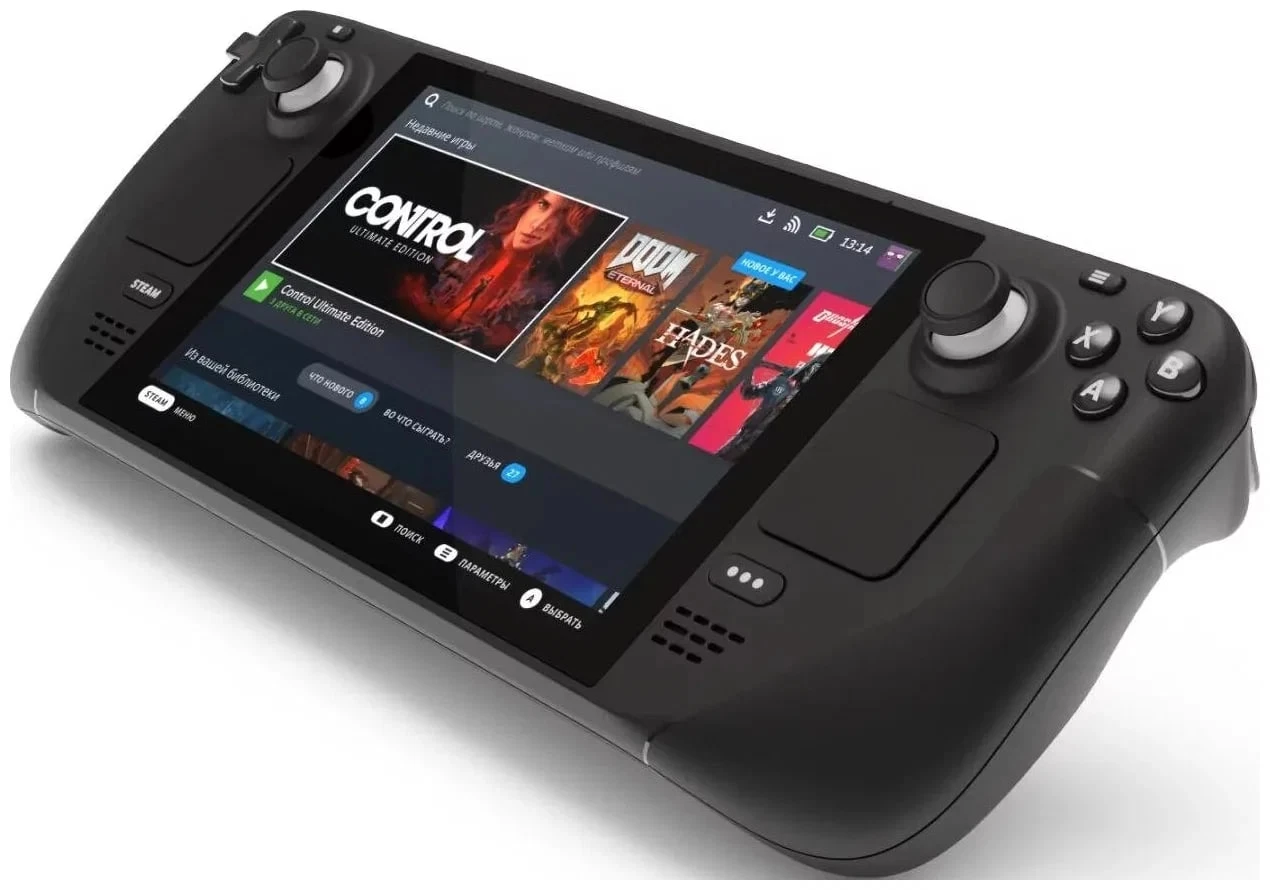 Портативная приставка Valve Steam Deck LCD 512 ГБ, черный (Black)