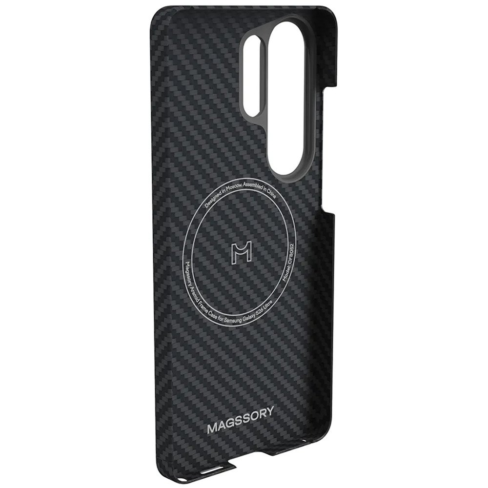 Чехол Magssory Aramid Zero для Samsung Galaxy S26 Ultra черный