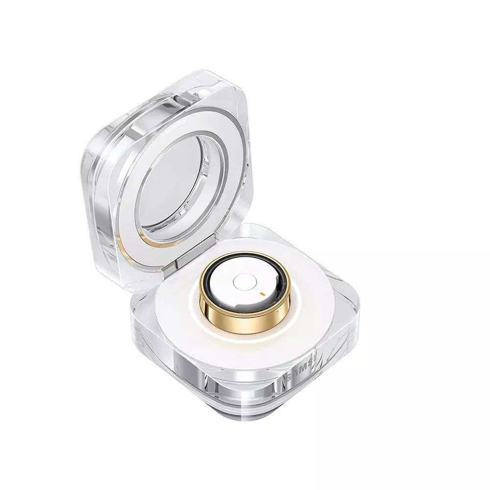 Умное кольцо Samsung Galaxy Ring SM-Q505, 5 US Gold Titanium