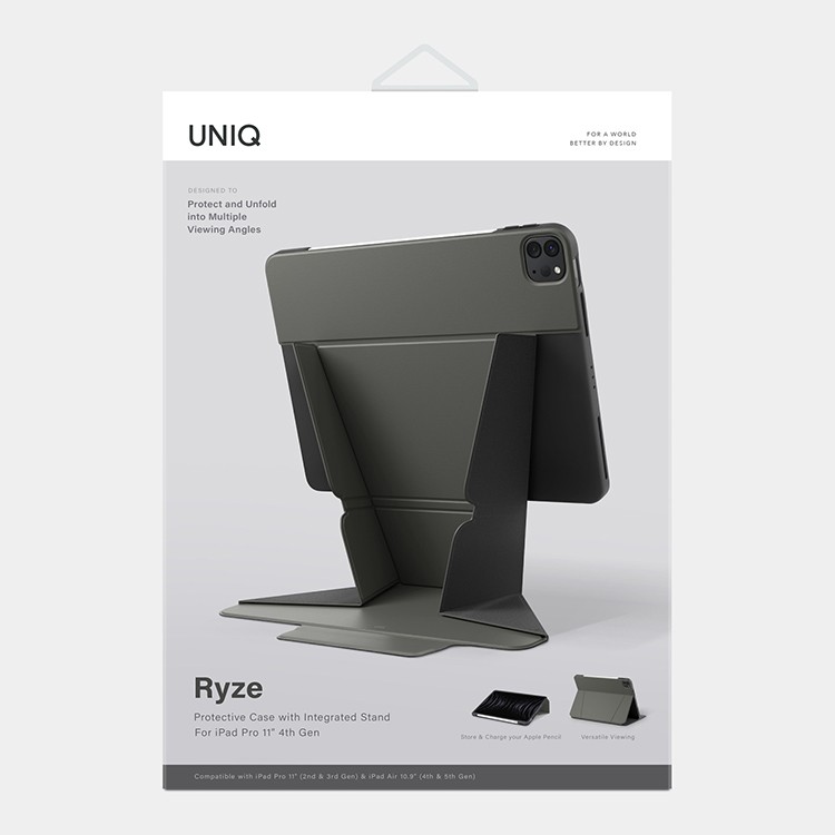 Чехол Uniq Ryze для iPad Pro 11" (2021) - Air 10.9" (2022) Зеленый