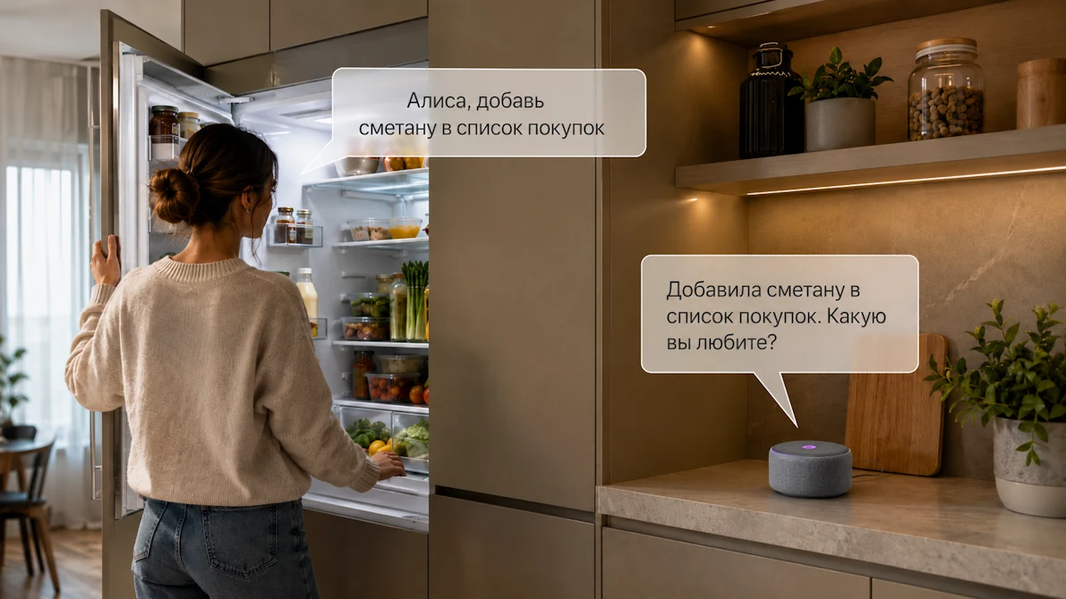 Колонка помогает в бытовых вопросах