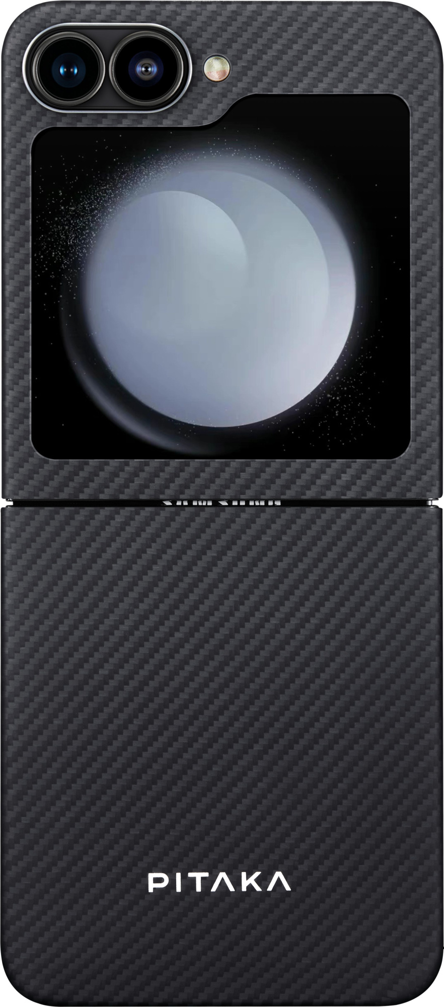 Чехол Pitaka Fusion Weaving MagEZ Case 5 для Galaxy Z Flip6 черный Чехол Pitaka Fusion Weaving MagEZ Case 5 для Galaxy Z Flip6 черный