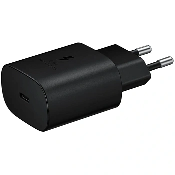 Сетевое зарядное устройство Samsung 25W USB-C EP-TA800 Black Сетевое зарядное устройство Samsung 25W USB-C EP-TA800 Black