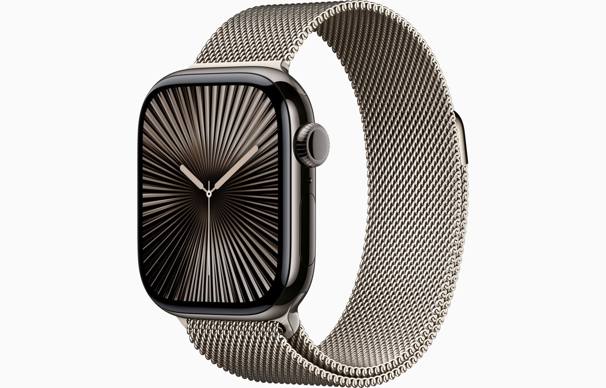 Смарт-часы Apple Watch Series 10 Титановый корпус 46 мм, цвет Natural Titanium, Milanese Loop, S/M Смарт-часы Apple Watch Series 10 Титановый корпус 46 мм, цвет Natural Titanium, Milanese Loop, S/M
