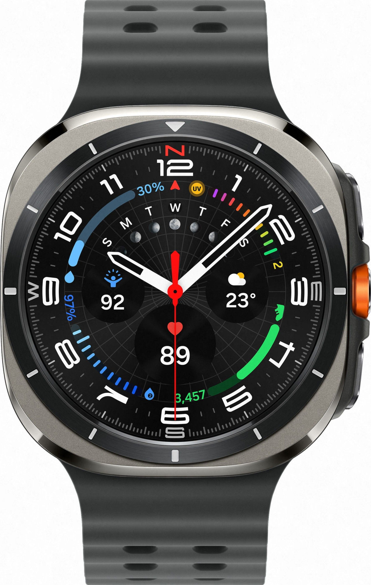 Смарт-часы Samsung Galaxy Watch Ultra (2025) - 47 mm (SM-L705) Titanium Silver (черный ремешок) Смарт-часы Samsung Galaxy Watch Ultra (2025) - 47 mm (SM-L705) Titanium Silver (черный ремешок)